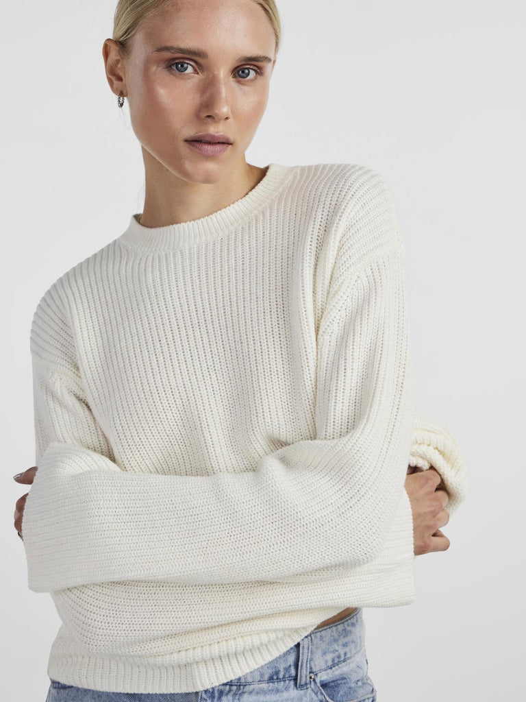 PCSABINA Pullover - Cloud Dancer - VERO MODA & VILA Bergvik