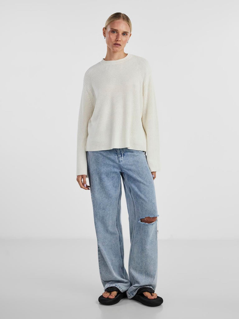 PCSABINA Pullover - Cloud Dancer - VERO MODA & VILA Bergvik