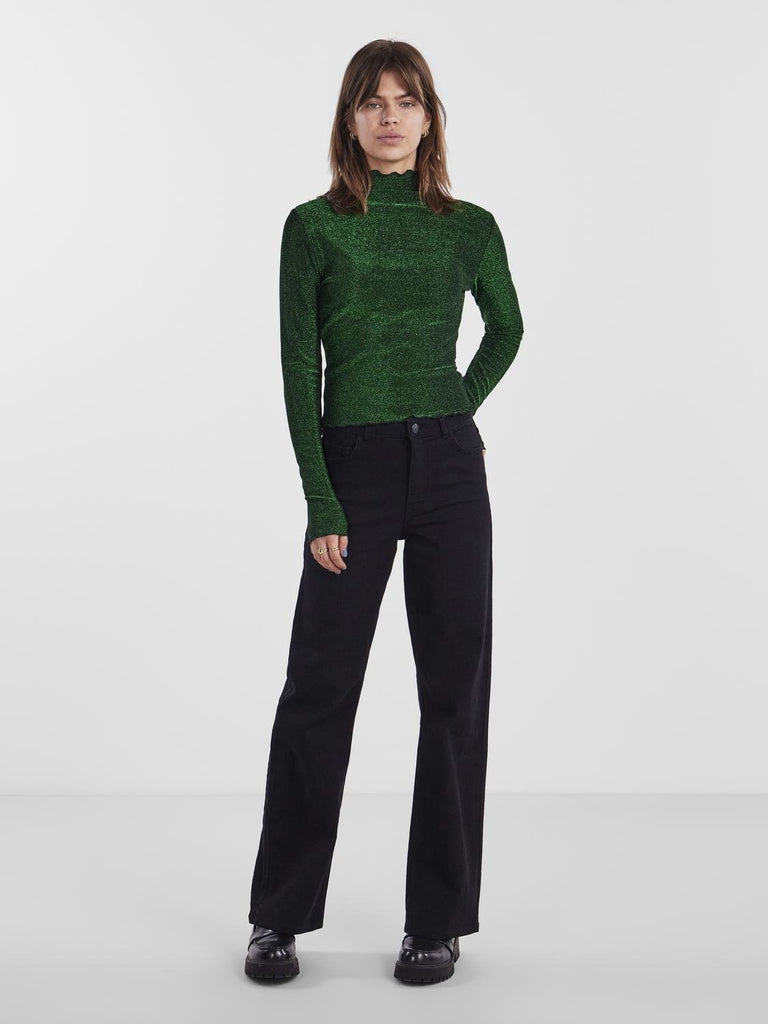 PCSANDRA T-Shirts & Tops - Fern Green - VERO MODA & VILA Bergvik