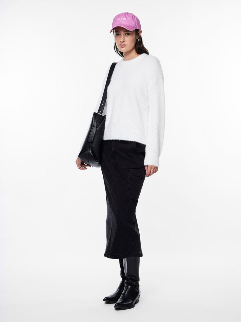 PCSNOW Pullover - Cloud Dancer - VERO MODA & VILA Bergvik