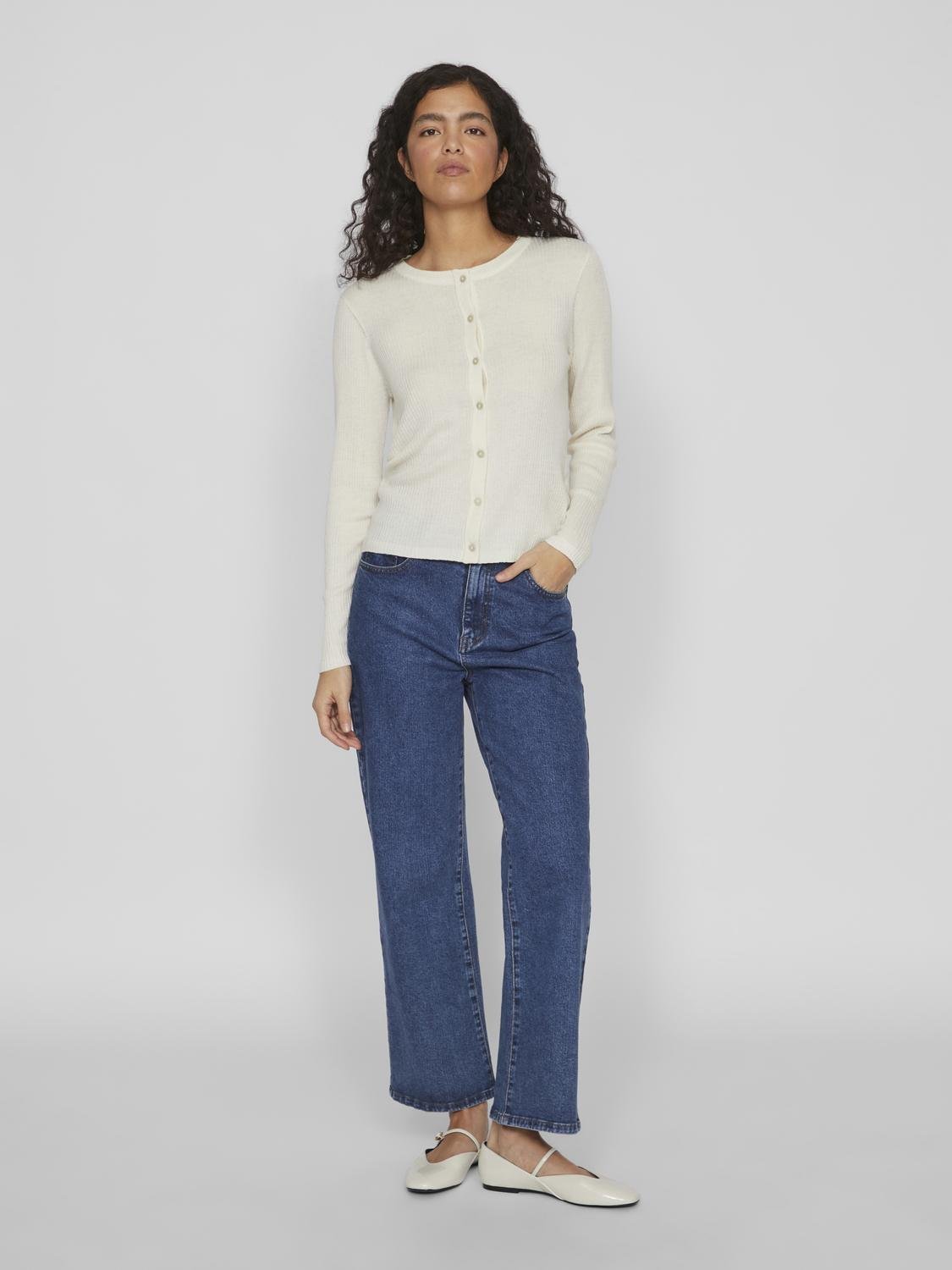 VIABELLA Cardigan - Egret - VERO MODA & VILA Bergvik