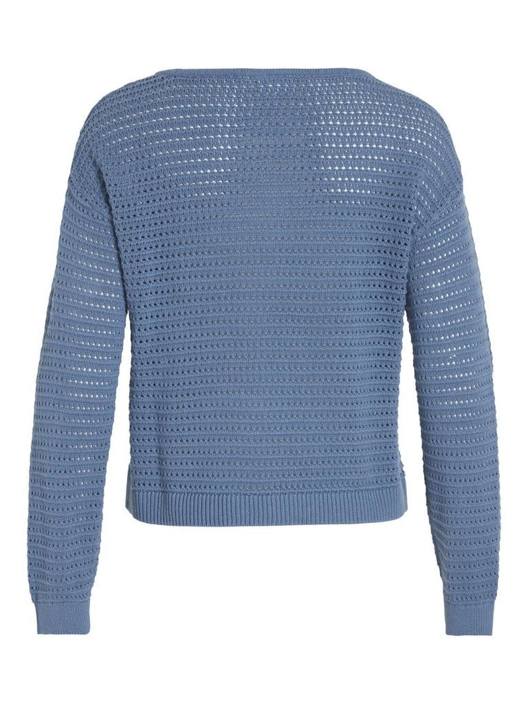 VIBELLISINA Pullover - Coronet Blue - VERO MODA & VILA Bergvik