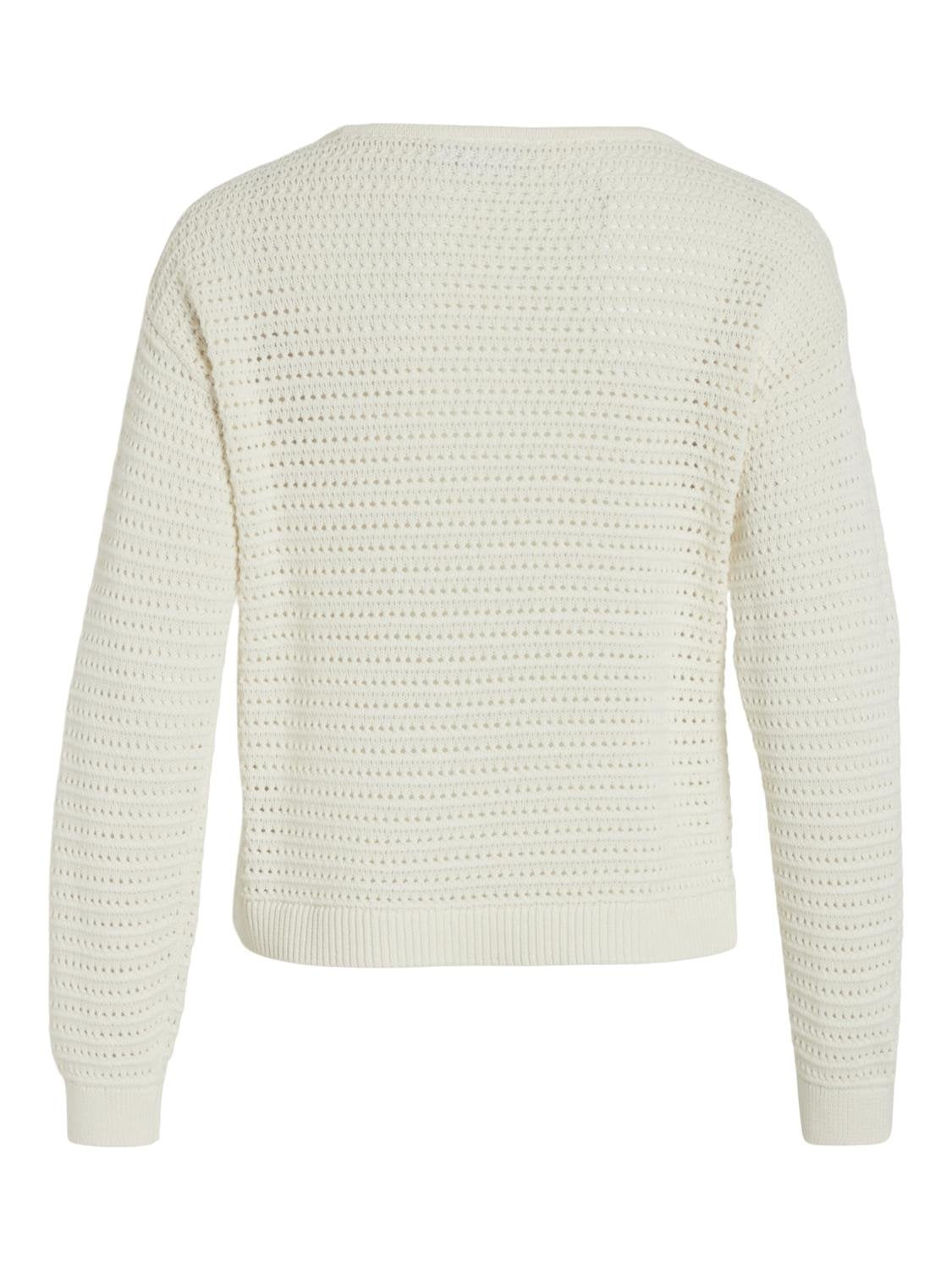 VIBELLISINA Pullover - Egret - VERO MODA & VILA Bergvik