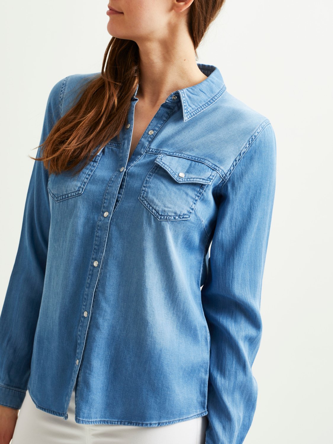 VIBISTA Shirts - medium blue denim - VERO MODA & VILA Bergvik