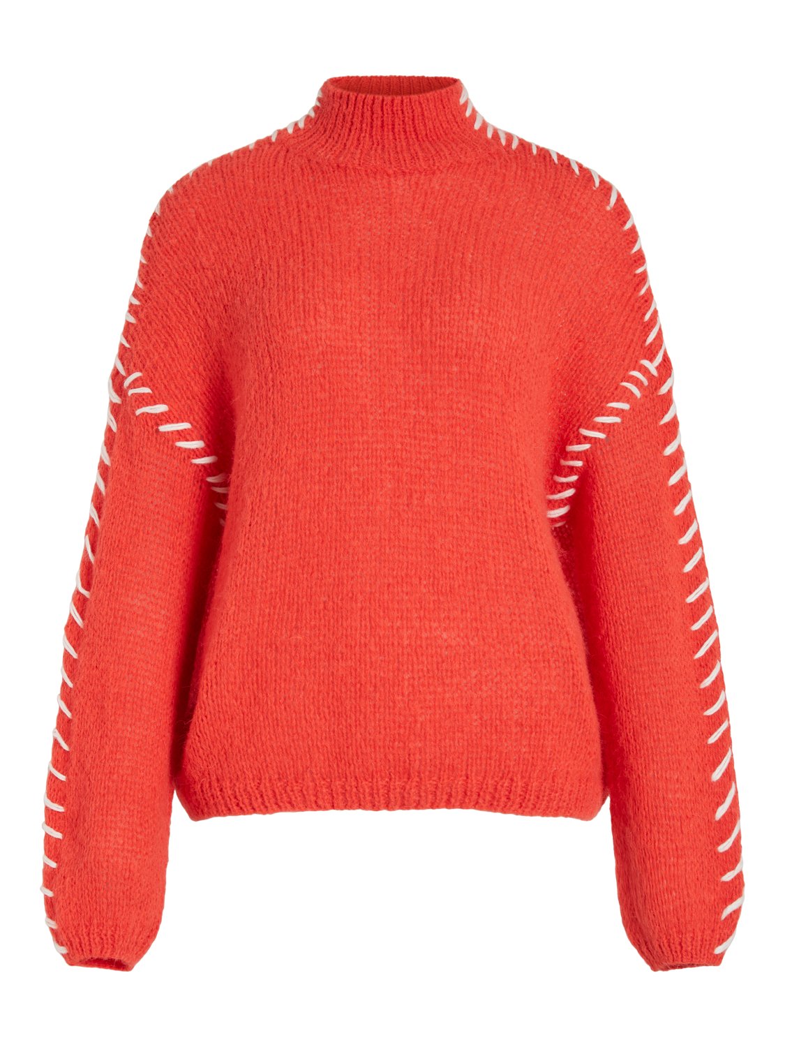 VICHOCA Pullover - Poppy Red - VERO MODA & VILA Bergvik