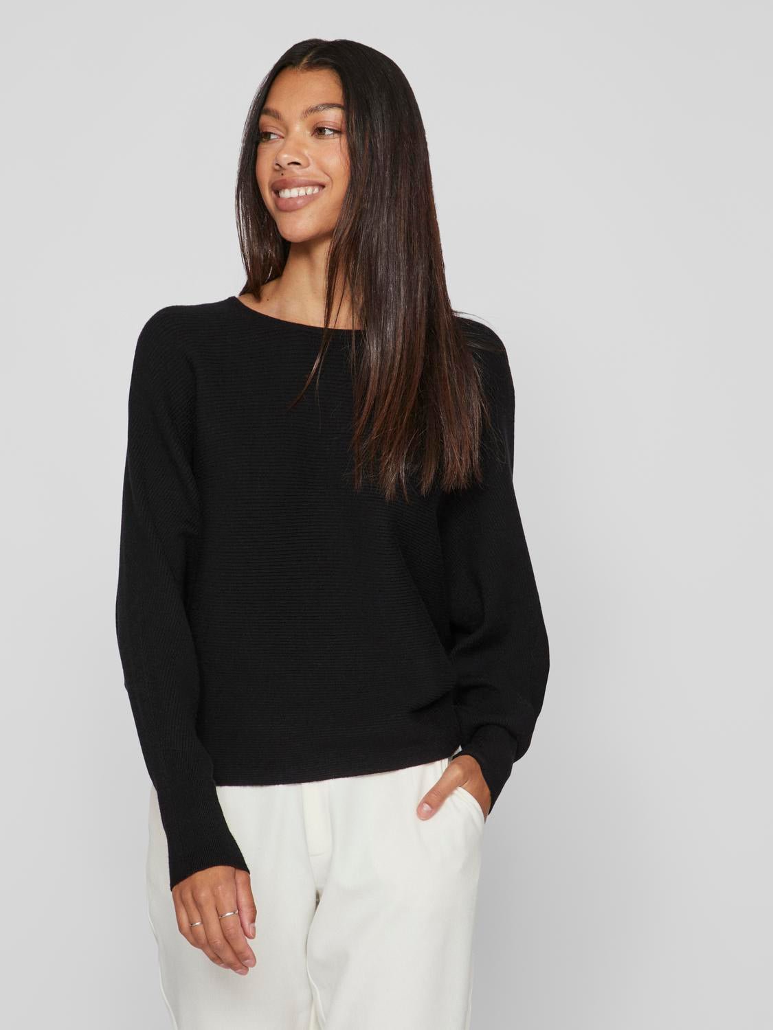 VICILJA Pullover - Black - VERO MODA & VILA Bergvik