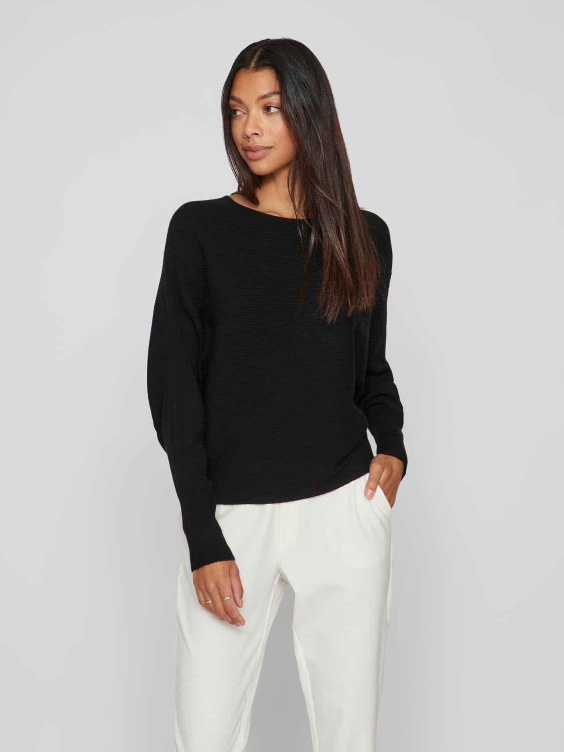 VICILJA Pullover - Black - VERO MODA & VILA Bergvik