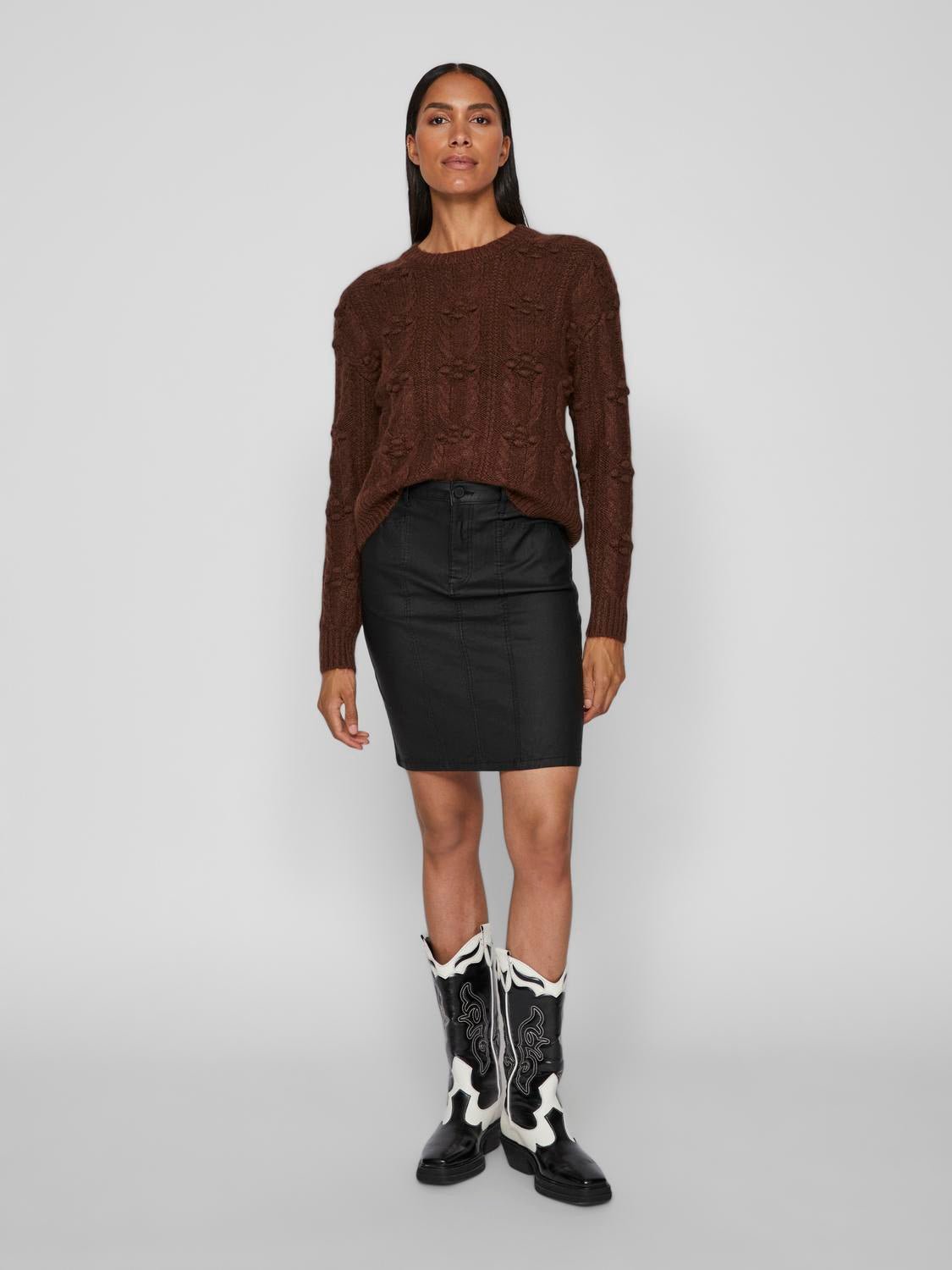 VICOMMIT Skirt - Black - VERO MODA & VILA Bergvik
