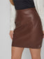 VIDAGMAR Skirt - Shaved Chocolate - VERO MODA & VILA Bergvik