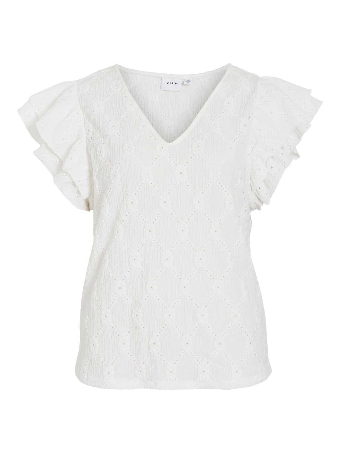 VIDELLA T-Shirts & Tops - Bright White - VERO MODA & VILA Bergvik