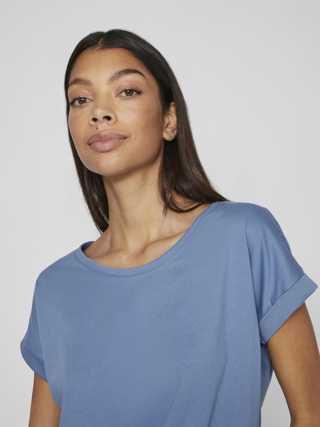 VIDREAMERS T-Shirt - Coronet Blue - VERO MODA & VILA Bergvik