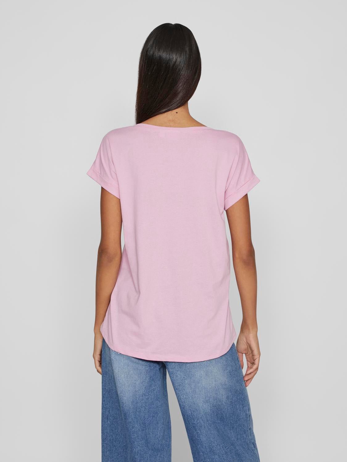 VIDREAMERS T-Shirt - Pastel Lavender - VERO MODA & VILA Bergvik