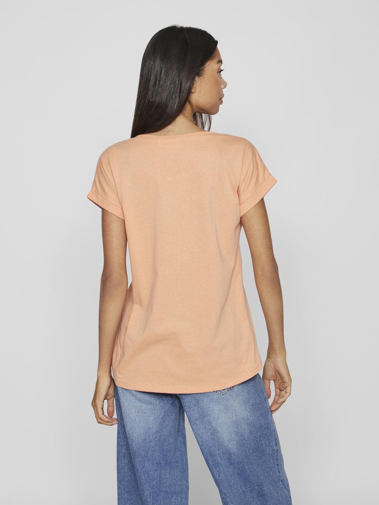 VIDREAMERS T-Shirt - Shell Coral - VERO MODA & VILA Bergvik