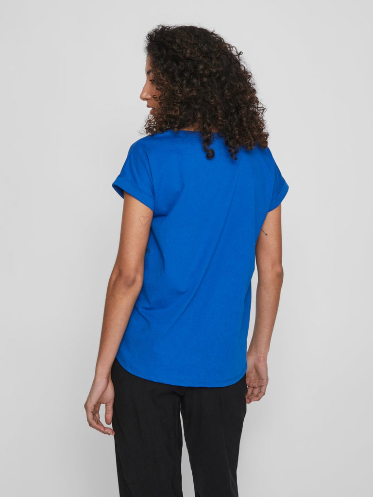 VIDREAMERS T-Shirts & Tops - Lapis Blue - VERO MODA & VILA Bergvik