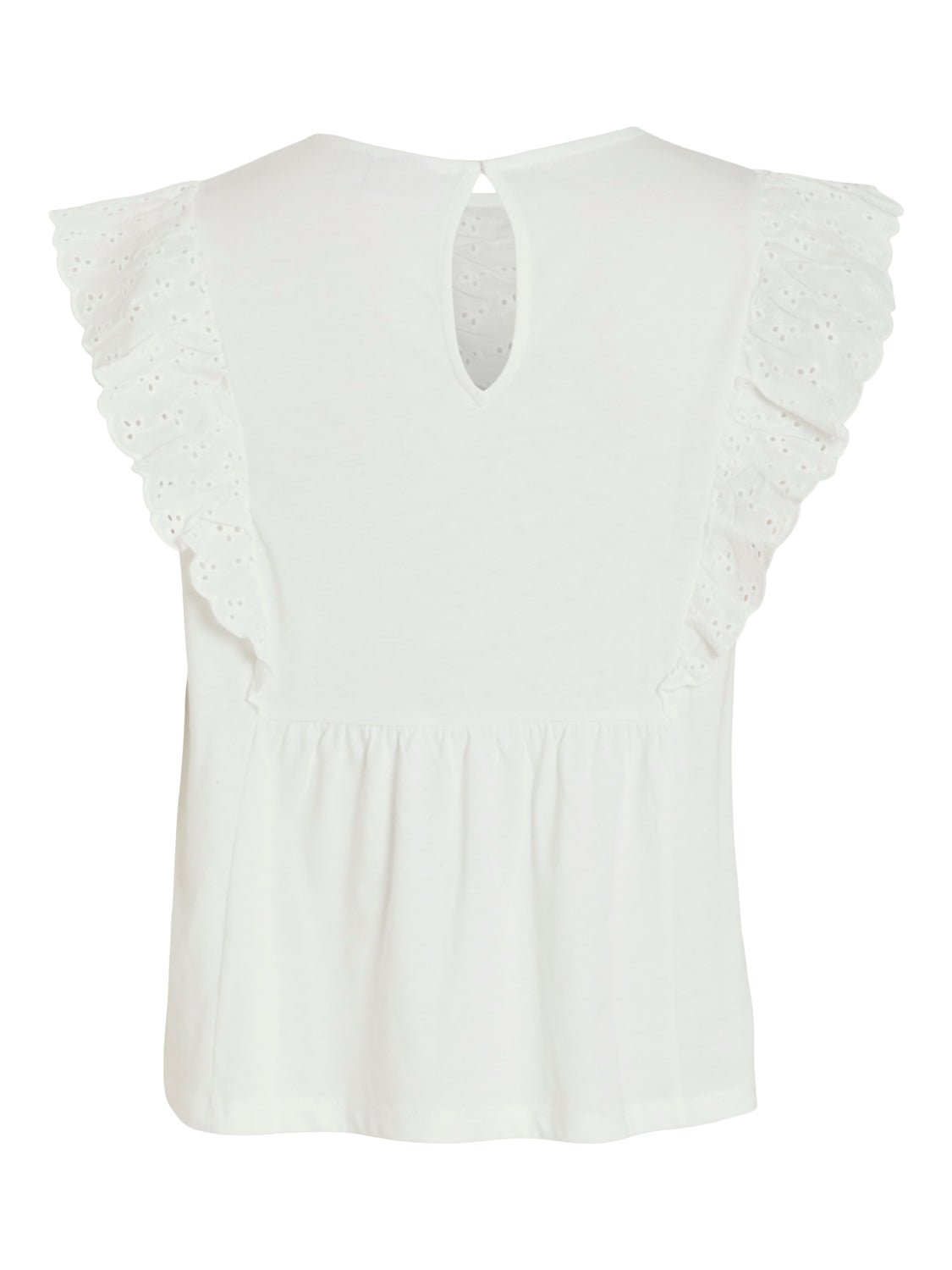 VIEBBIE T-Shirts & Tops - Cloud Dancer - VERO MODA & VILA Bergvik