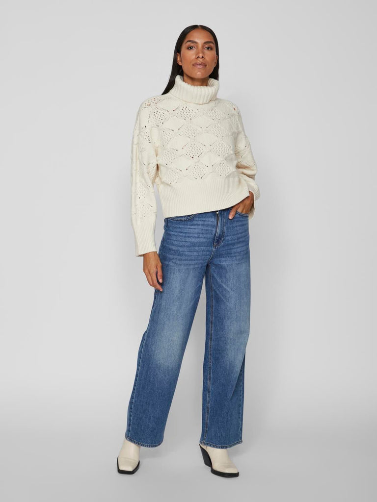 VIELINO Pullover - Birch - VERO MODA & VILA Bergvik