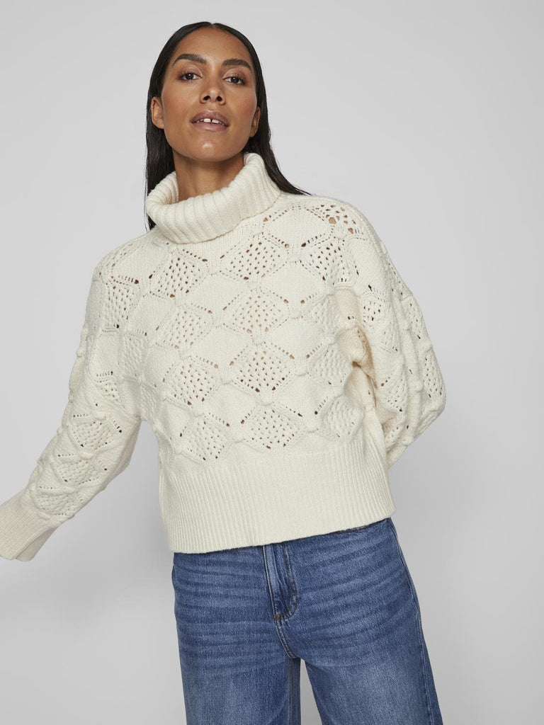 VIELINO Pullover - Birch - VERO MODA & VILA Bergvik