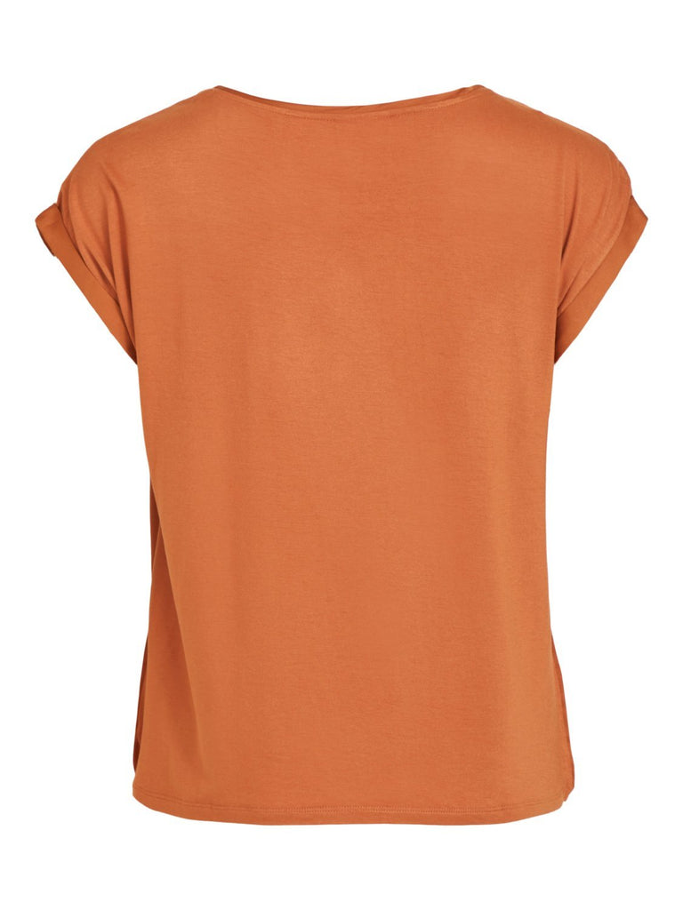 VIELLETTE T-shirts & Tops - adobe - VERO MODA & VILA Bergvik