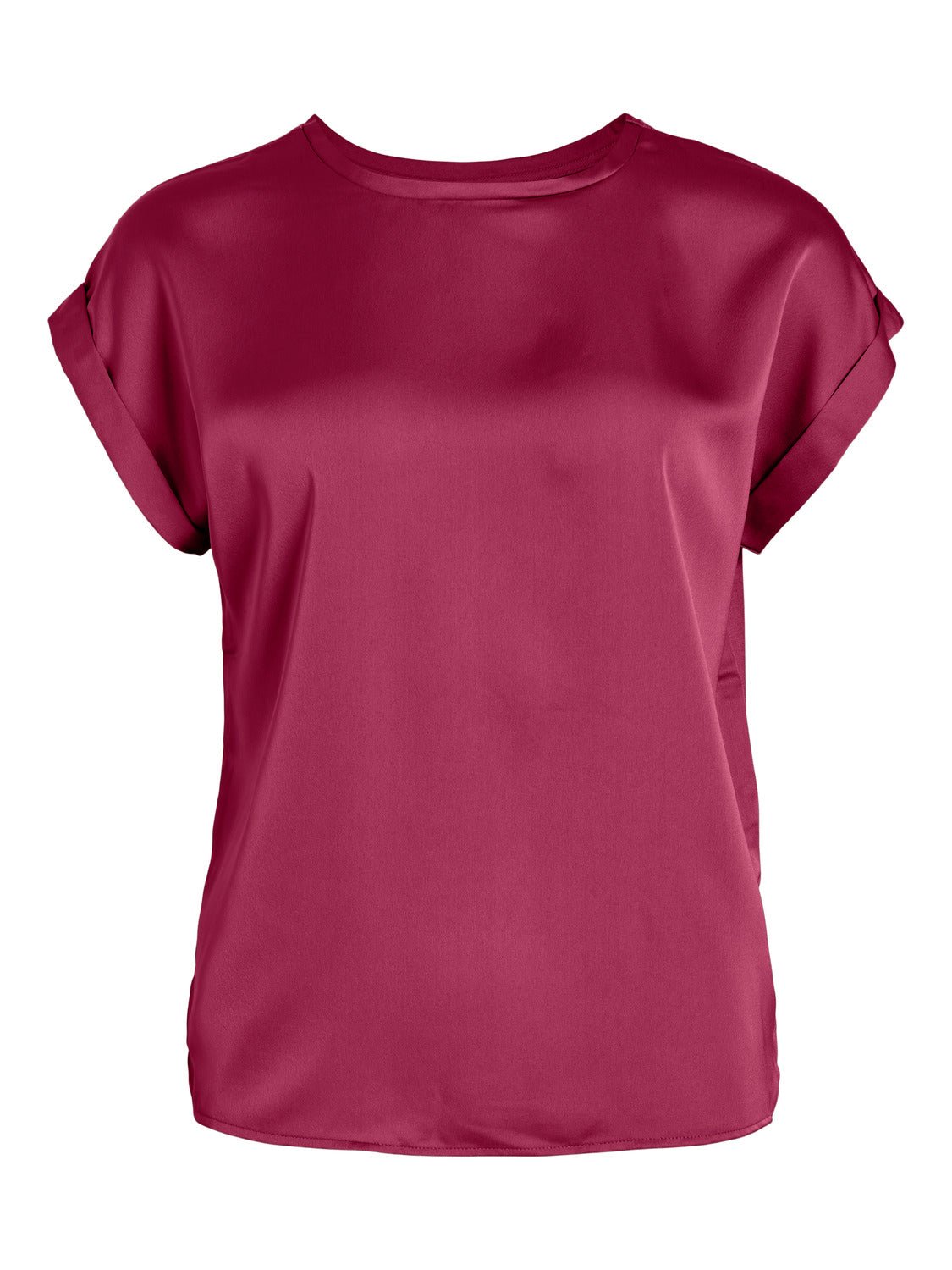 VIELLETTE T-Shirts & Tops - Beet Red - VERO MODA & VILA Bergvik