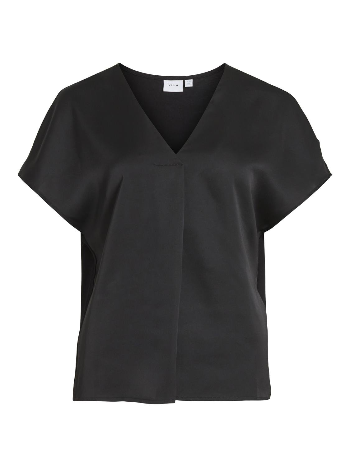 VIELLETTE T-Shirts & Tops - Black - VERO MODA & VILA Bergvik