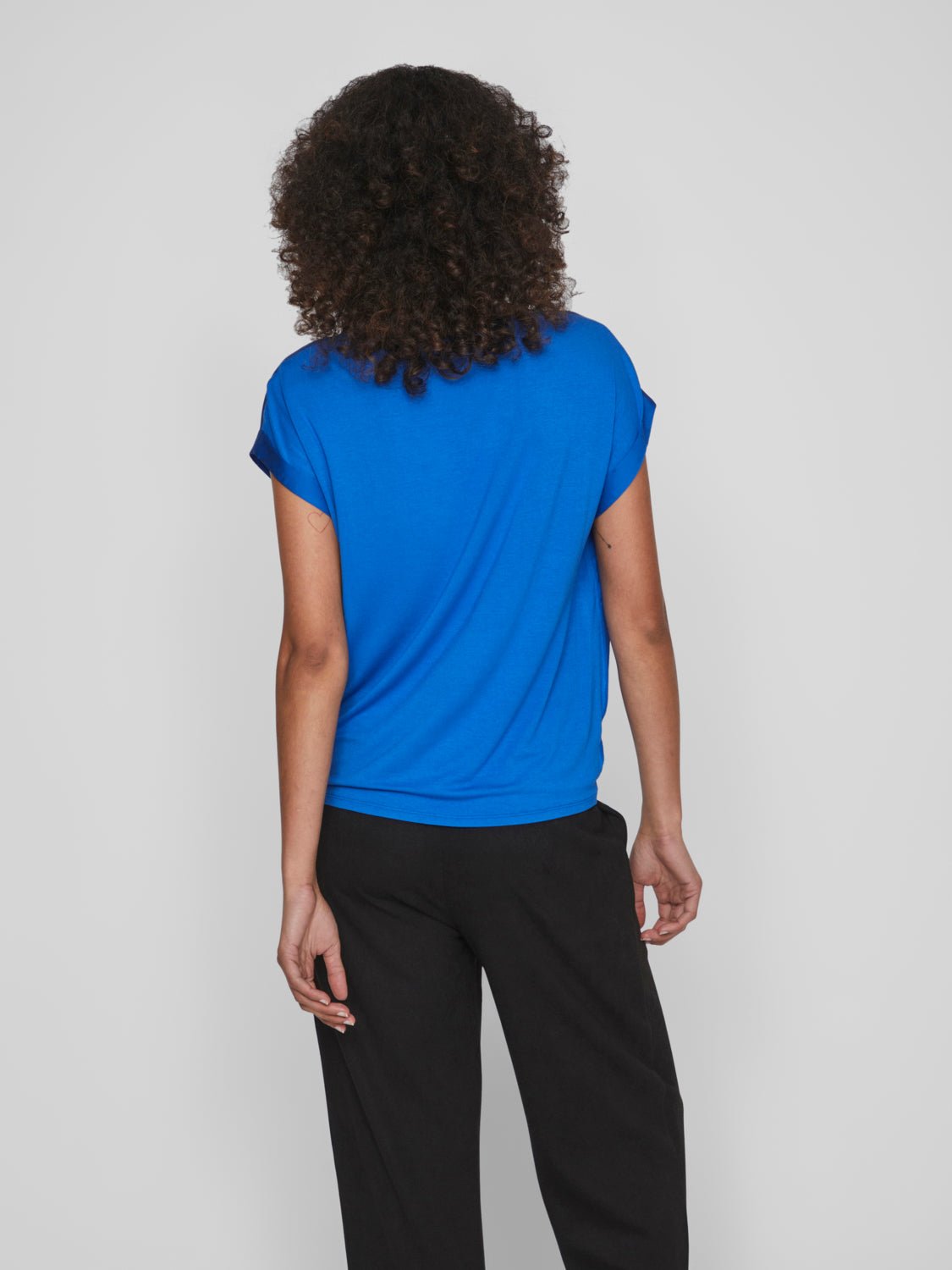 VIELLETTE T-Shirts & Tops - Lapis Blue - VERO MODA & VILA Bergvik