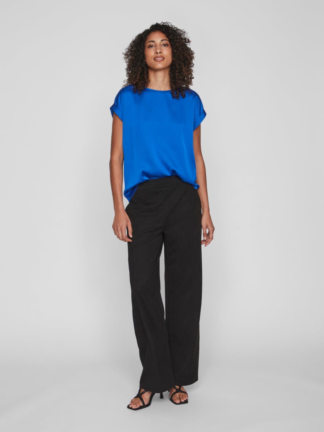 VIELLETTE T-Shirts & Tops - Lapis Blue - VERO MODA & VILA Bergvik