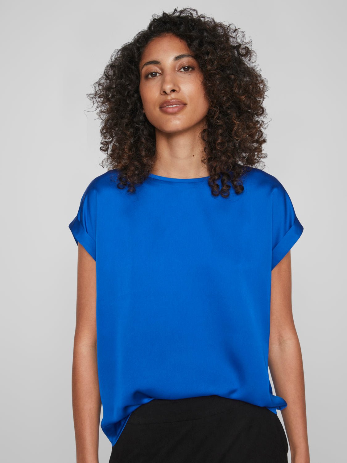 VIELLETTE T-Shirts & Tops - Lapis Blue - VERO MODA & VILA Bergvik