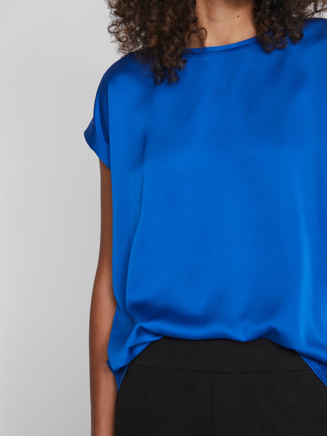 VIELLETTE T-Shirts & Tops - Lapis Blue - VERO MODA & VILA Bergvik