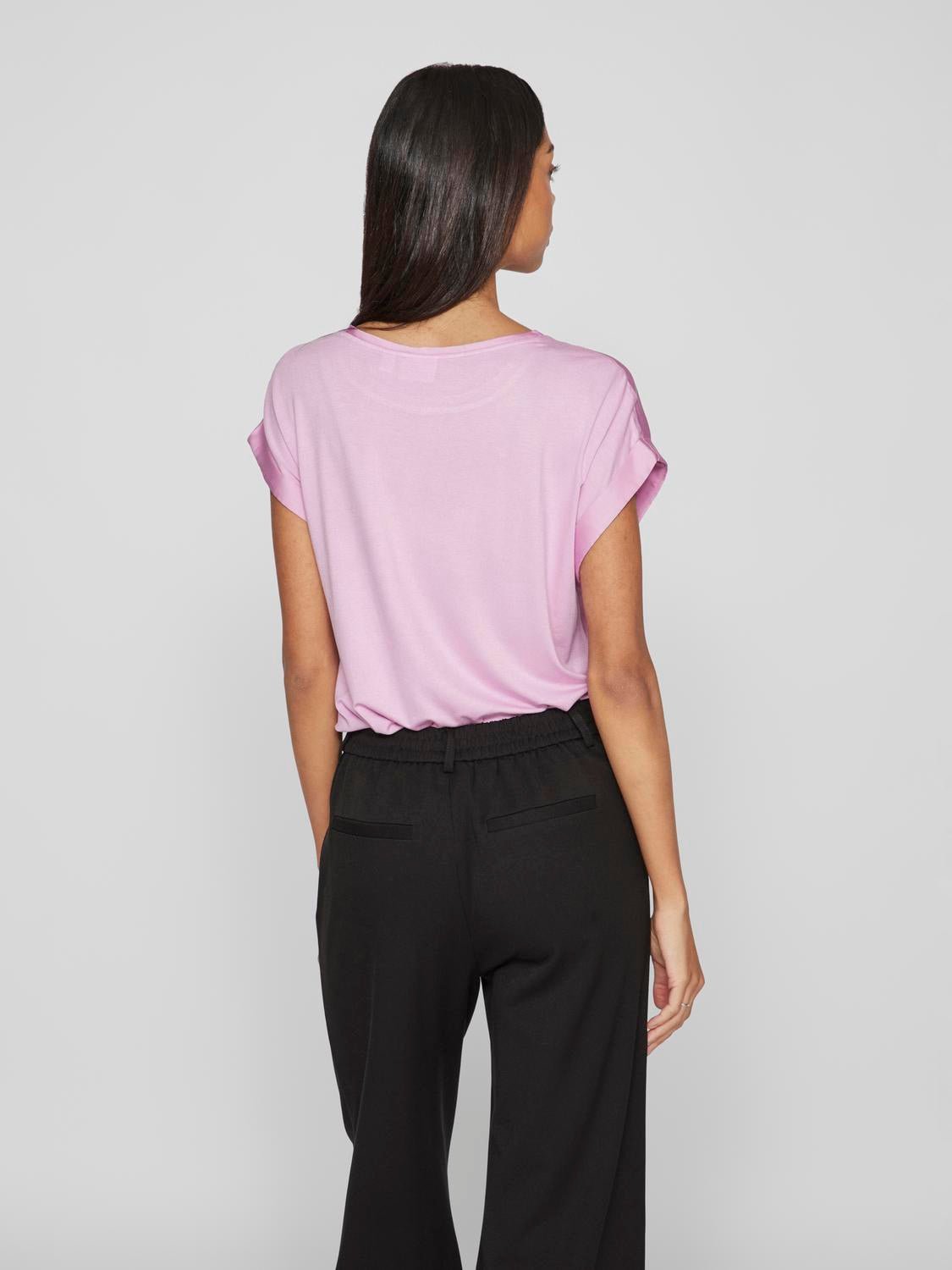 VIELLETTE T-Shirts & Tops - Pastel Lavender - VERO MODA & VILA Bergvik