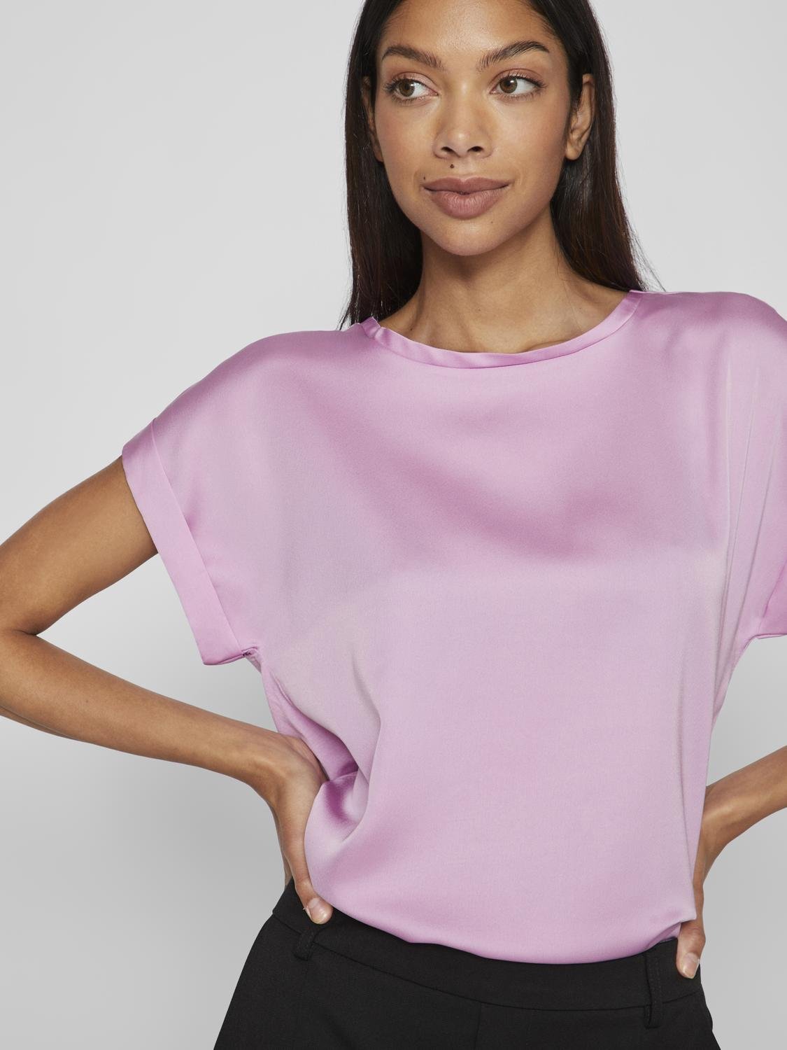 VIELLETTE T-Shirts & Tops - Pastel Lavender - VERO MODA & VILA Bergvik