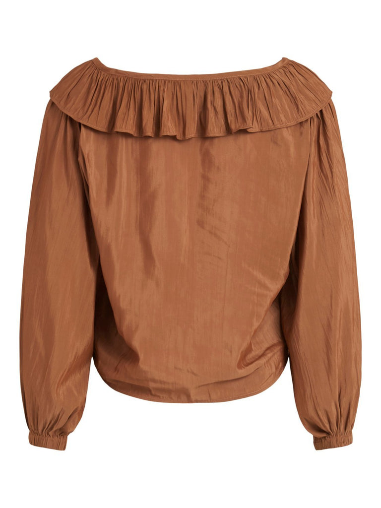 VIFANNIE T-shirts & Tops - Toffee - VERO MODA & VILA Bergvik