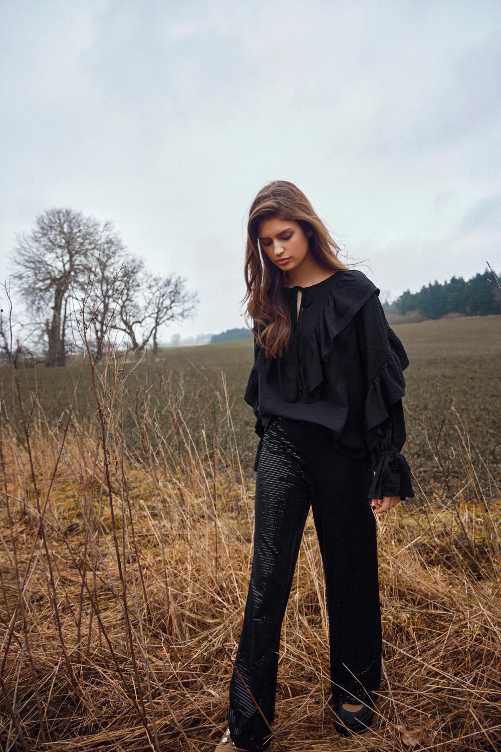 VIFESTE Pants - Black - VERO MODA & VILA Bergvik