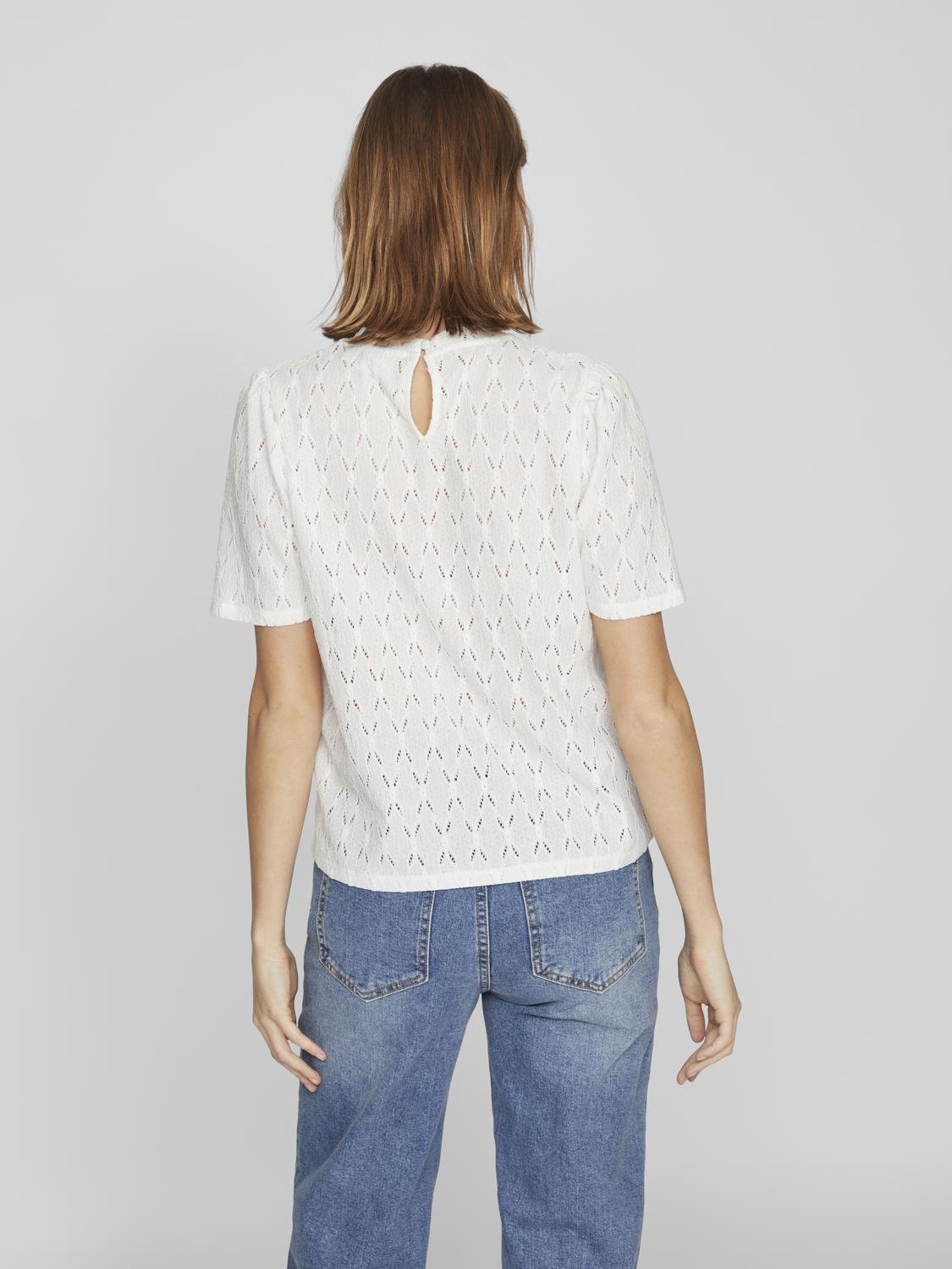 VIKARLA T-Shirts & Tops - Cloud Dancer - VERO MODA & VILA Bergvik