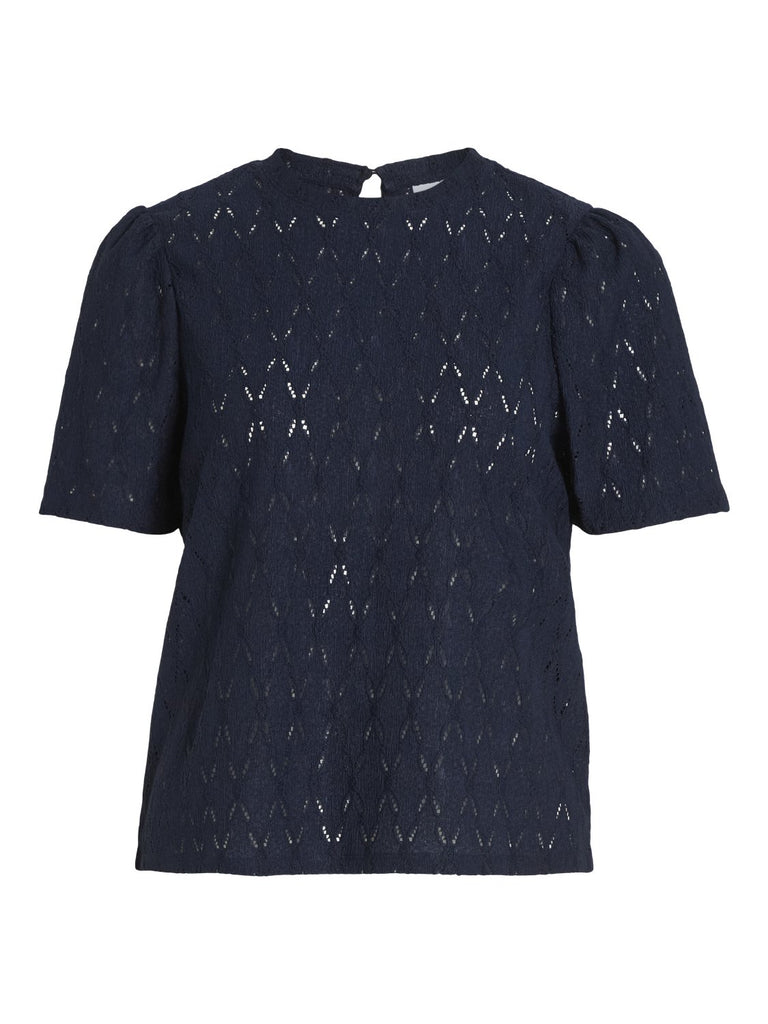 VIKARLA T-Shirts & Tops - Navy Blazer - VERO MODA & VILA Bergvik