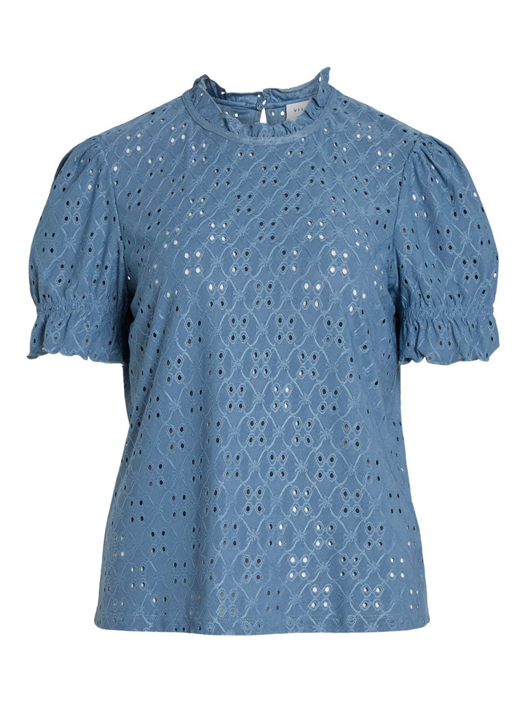 VIKAWA T-Shirts & Tops - Coronet Blue - VERO MODA & VILA Bergvik