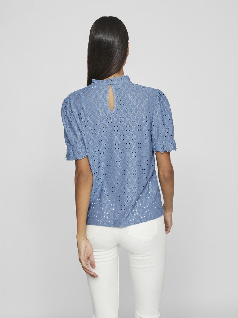 VIKAWA T-Shirts & Tops - Coronet Blue - VERO MODA & VILA Bergvik