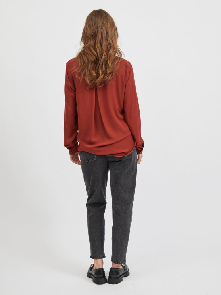 VILUCY Shirts - Burnt Henna - VERO MODA & VILA Bergvik