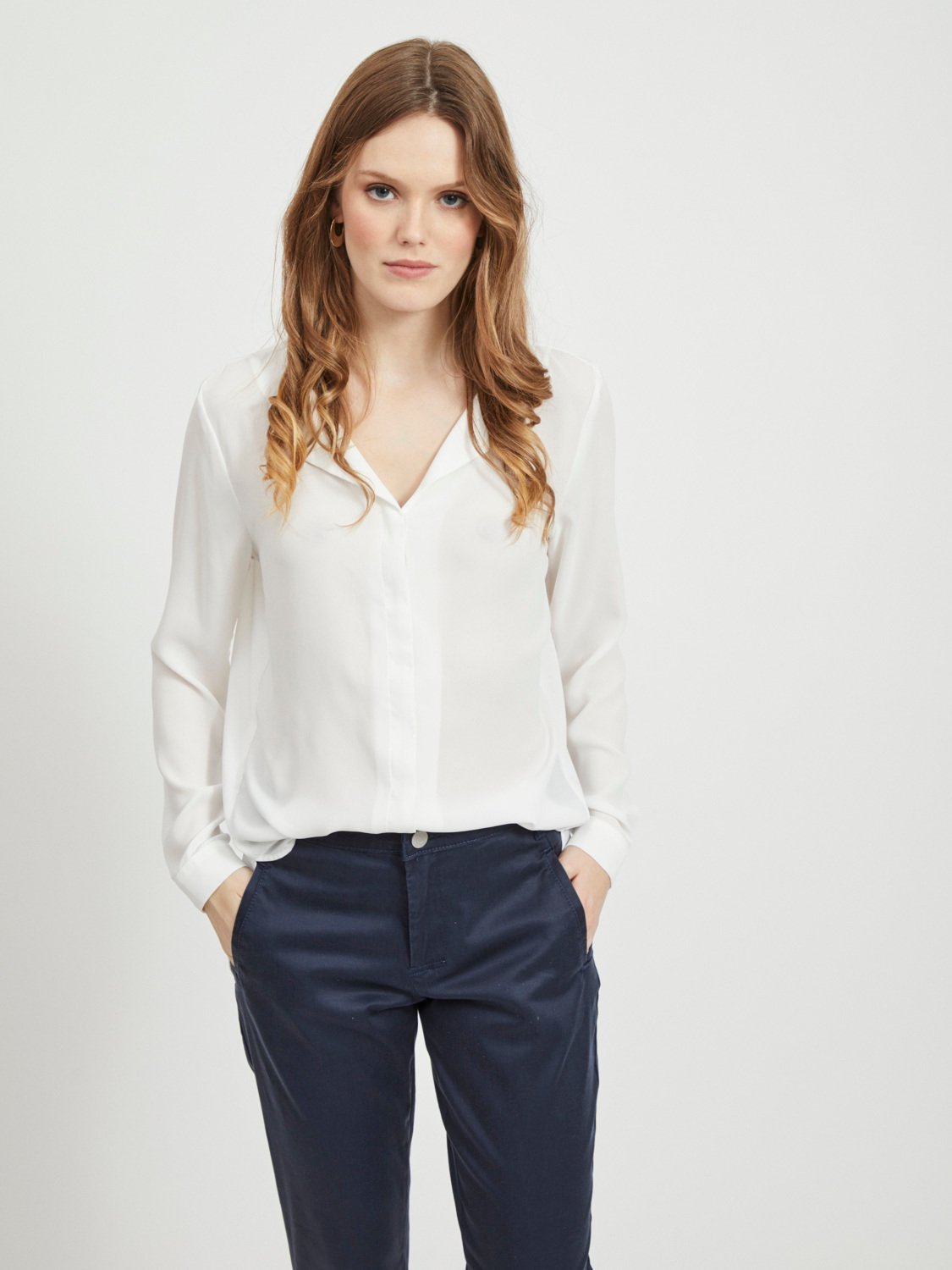 VILUCY Shirts - snow white - VERO MODA & VILA Bergvik