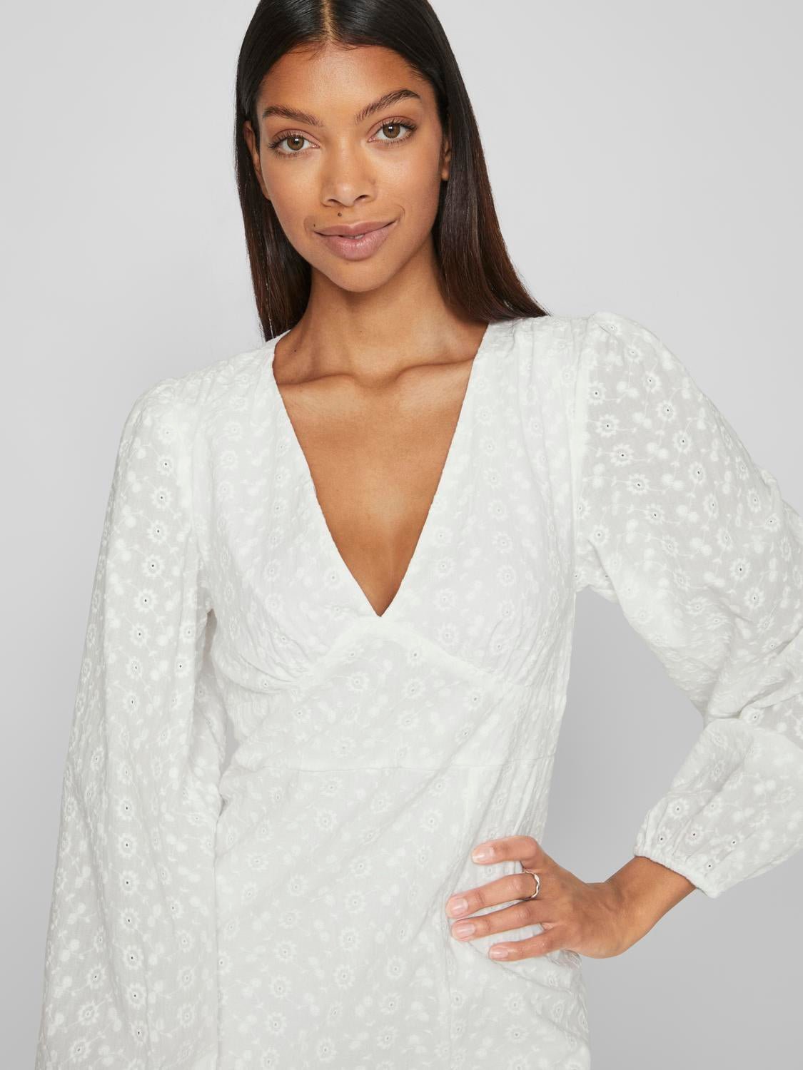 VIMALINA Dress - Cloud Dancer - VERO MODA & VILA Bergvik