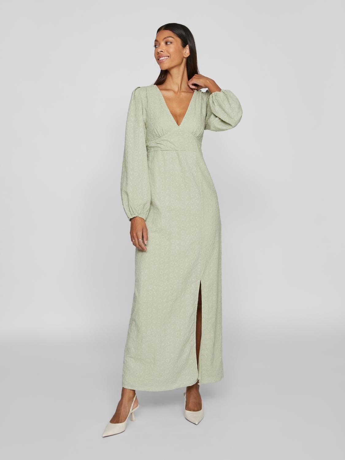 VIMALINA Dress - Desert Sage - VERO MODA & VILA Bergvik