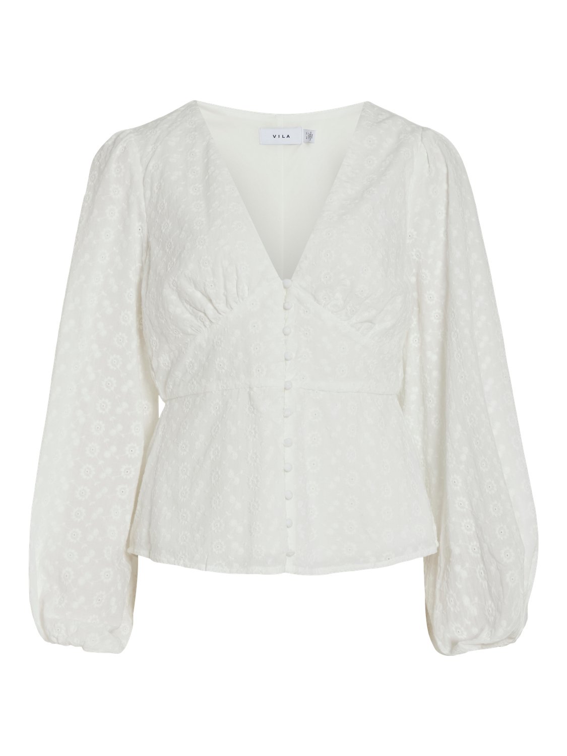 VIMALINA T-Shirts & Tops - Cloud Dancer - VERO MODA & VILA Bergvik
