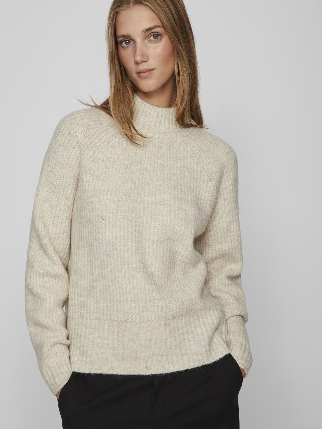 VIMELIA Pullover - Super Light Natural Melan - VERO MODA & VILA Bergvik