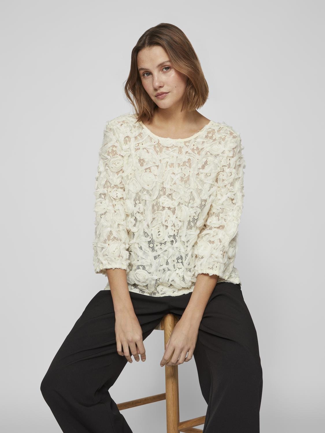 VIMINAKA T-Shirts & Tops - Birch - VERO MODA & VILA Bergvik