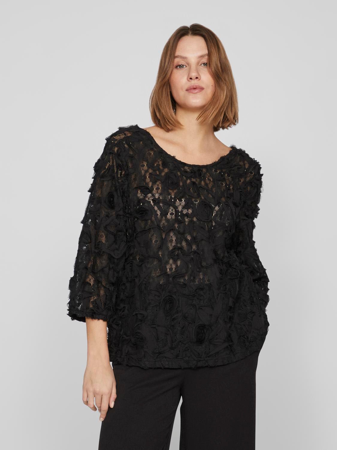 VIMINAKA T-Shirts & Tops - Black - VERO MODA & VILA Bergvik