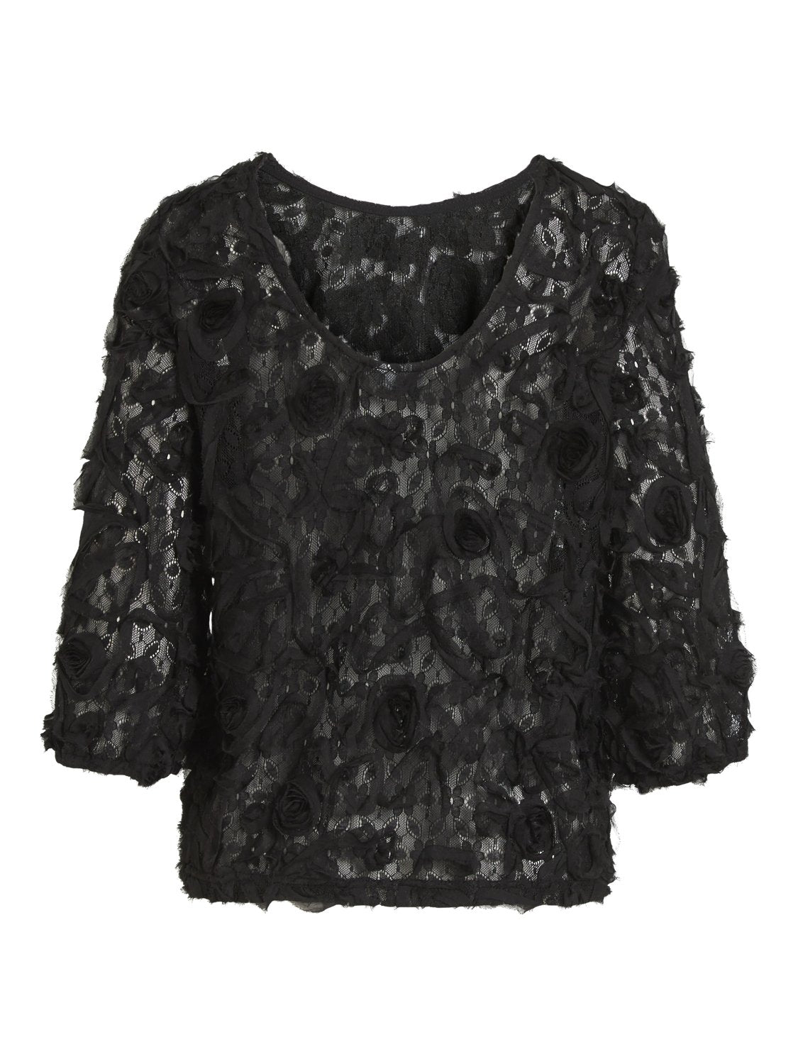 VIMINAKA T-Shirts & Tops - Black - VERO MODA & VILA Bergvik