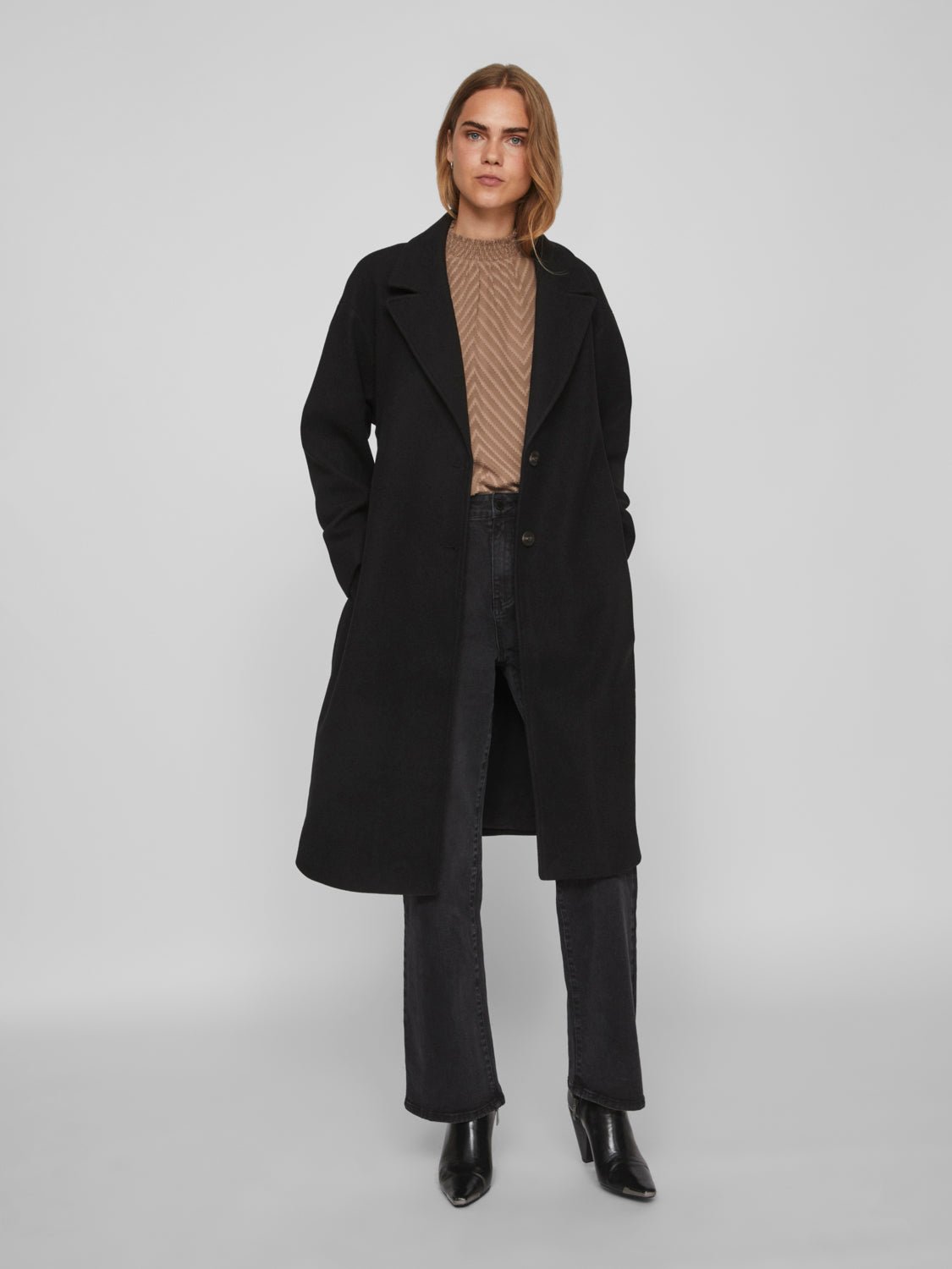VIPOKO Coat - Black - VERO MODA & VILA Bergvik