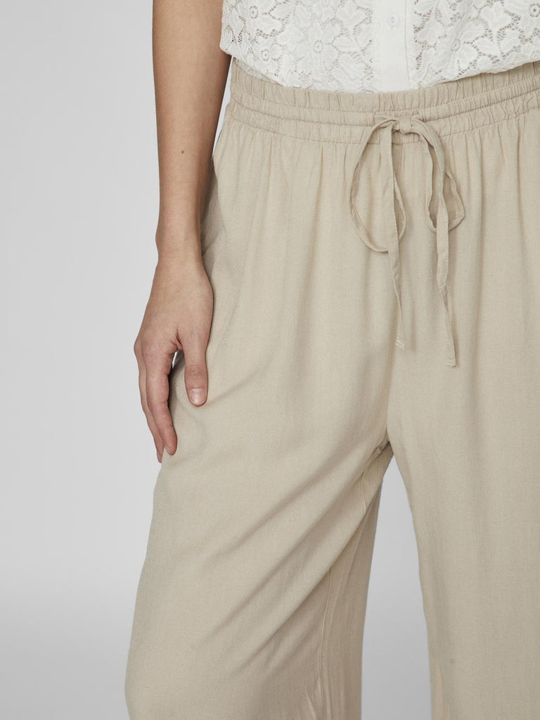 VIPRICIL Pants - Feather Gray - VERO MODA & VILA Bergvik