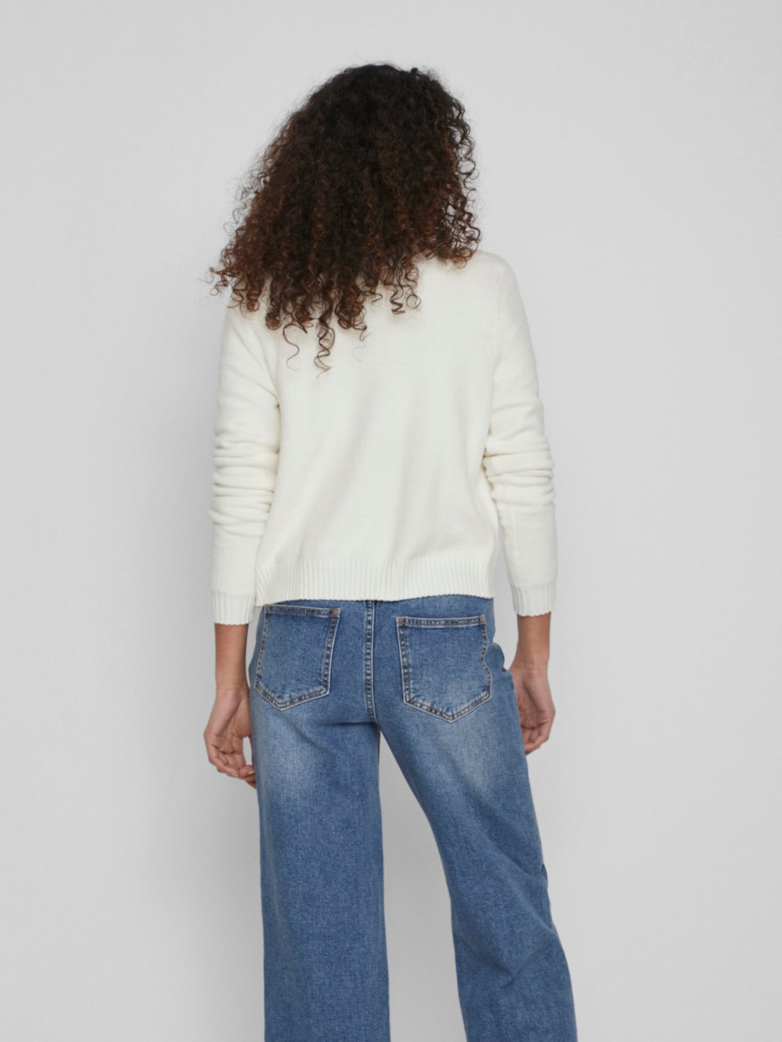 VIRIL Cardigan - White Alyssum - VERO MODA & VILA Bergvik