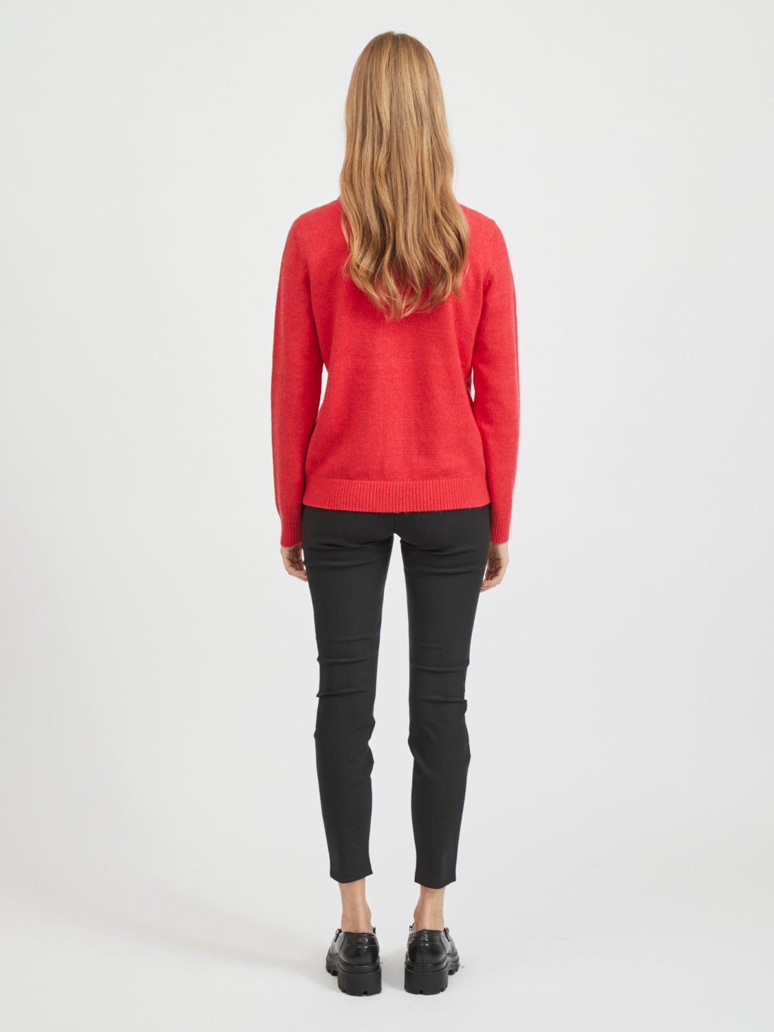 VIRIL Pullover - Barbados Cherry - VERO MODA & VILA Bergvik