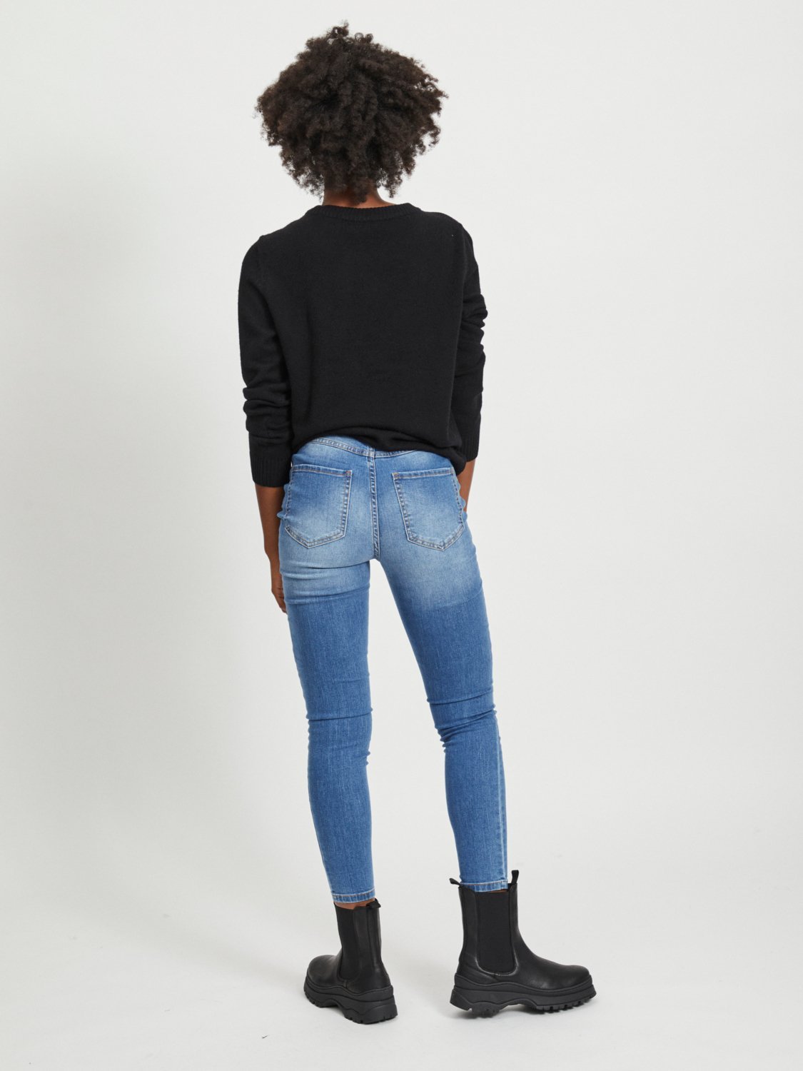 VIRIL Pullover - Black - VERO MODA & VILA Bergvik